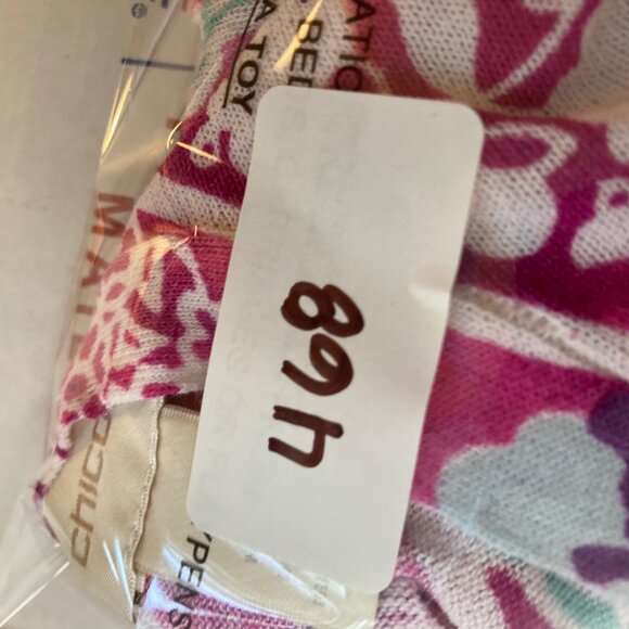 Womens Chicos Lightweight Open Cardigan Ruched Sleeves Medallion Floral M - Picture 10 of 10